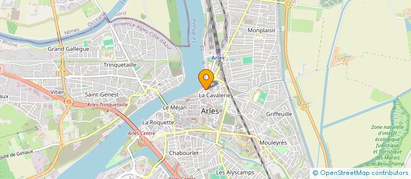 localisation de l'entreprise L'ATELIER SAUGRENU à ARLES