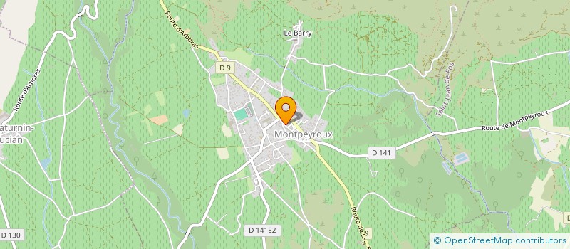 localisation de l'entreprise L'ATELIER SAVOURE  MONTPEYROUX