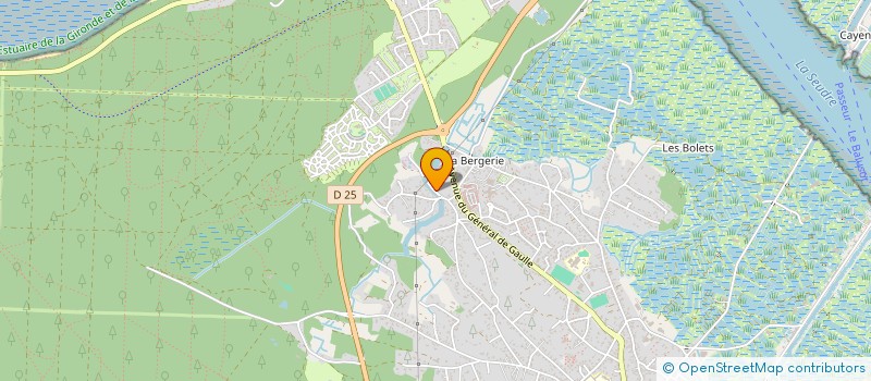 localisation de l'entreprise L'ATELIER SOCIAL  LA TREMBLADE