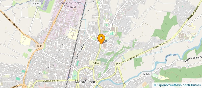 localisation de l'entreprise L'ATELIER SOIN ET MAQUILLAGE à MONTELIMAR