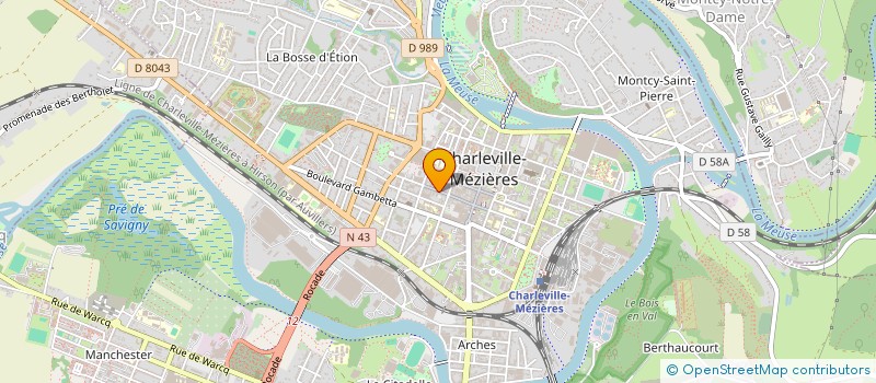 localisation de l'entreprise L'ATELIER SOINS  CHARLEVILLE-MEZIERES