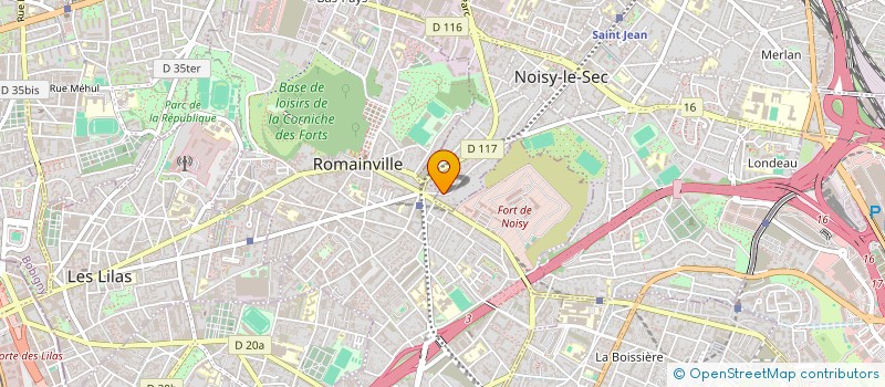localisation de l'entreprise L'ATELIER SPECTACLES à NOISY-LE-SEC