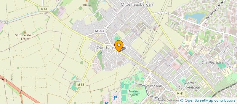 localisation de l'entreprise L'ATELIER SPORT SANTE  OBERHAUSBERGEN