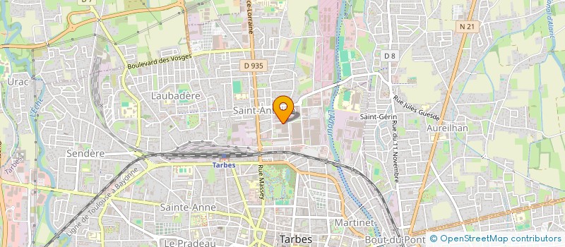 localisation de l'entreprise L'ATELIER SPORT SANTE  TARBES