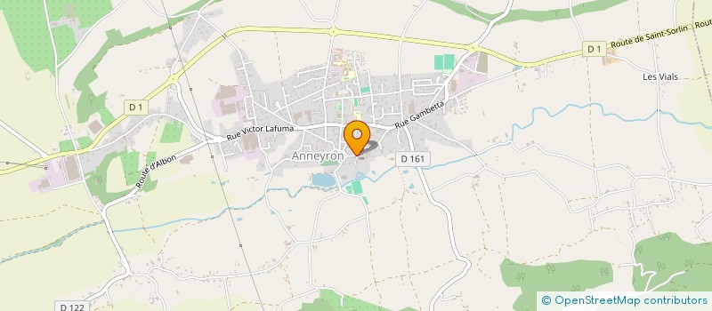 localisation de l'entreprise L'ATELIER SUCRE DE PASCAL  ANNEYRON