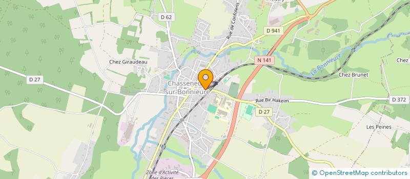 localisation de l'entreprise L'ATELIER SUCRE SALE à CHASSENEUIL-SUR-BONNIEURE