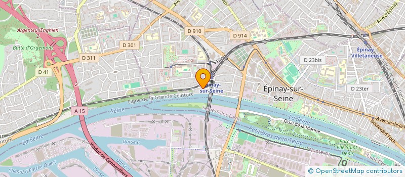 localisation de l'entreprise L'ATELIER SUR SEINE à EPINAY-SUR-SEINE