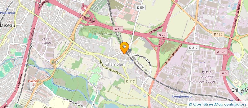 localisation de l'entreprise L'ATELIER TAPISSERIE TENDANCE  CHAMPLAN