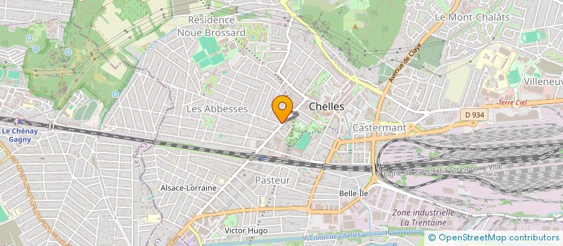 localisation de l'entreprise L'ATELIER TAS  CHELLES