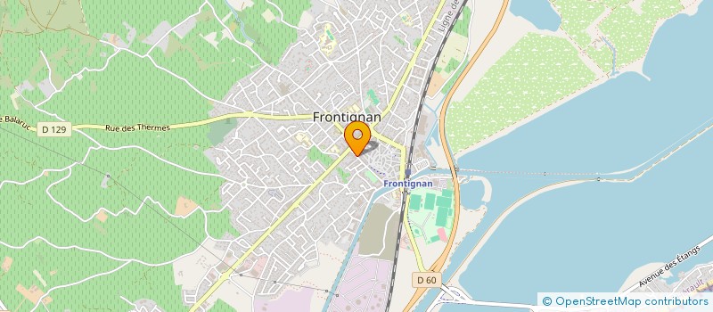 localisation de l'entreprise L'ATELIER TENDRESSE FORMATION à FRONTIGNAN
