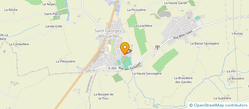 localisation de l'entreprise L ATELIER THEATRE  CHEMILLE-EN-ANJOU