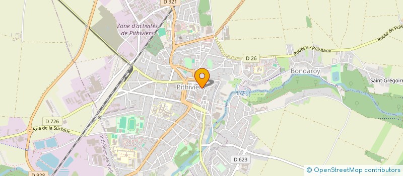 localisation de l'entreprise L'ATELIER THEATRE DE L'ESCARBOT à PITHIVIERS