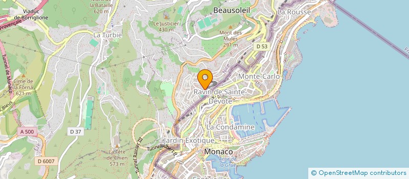 localisation de l'entreprise L'ATELIER UN REVE DE BONHEUR   BEAUSOLEIL