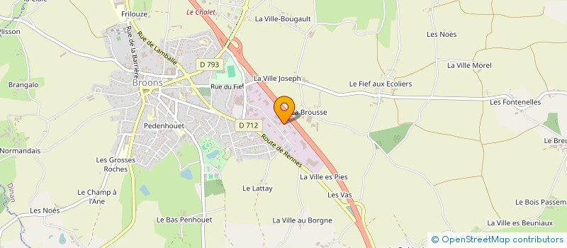 localisation de l'entreprise L'ATELIER URBAIN  BROONS