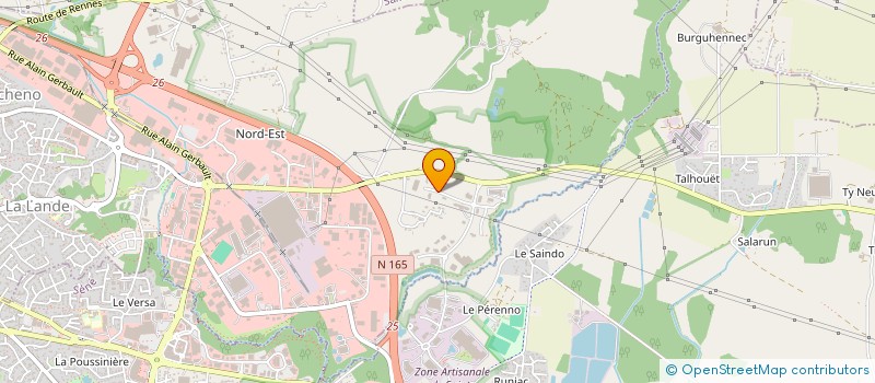 localisation de l'entreprise L'ATELIER V à VANNES