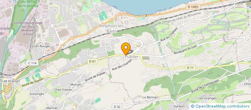 localisation de l'entreprise L'ATELIER VERT à PUBLIER
