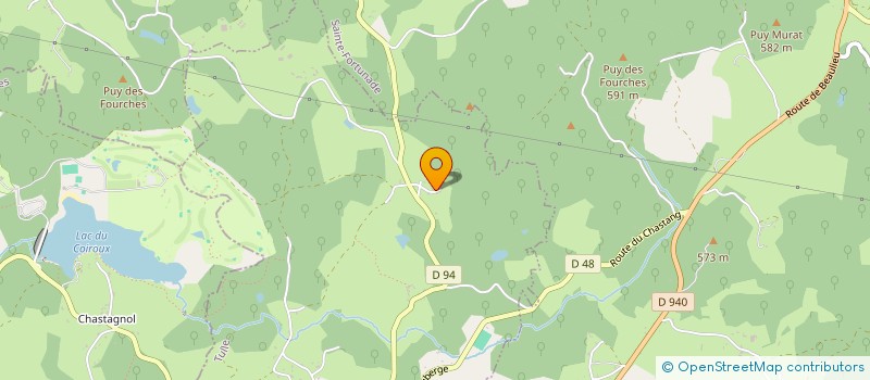 localisation de l'entreprise L'ATELIER VERT DES BEIGES  LE CHASTANG