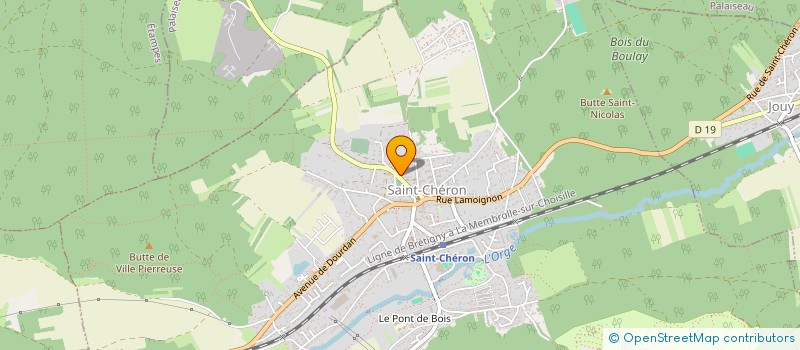 localisation de l'entreprise L'ATELIER VERT ET SENS à SAINT-CHERON