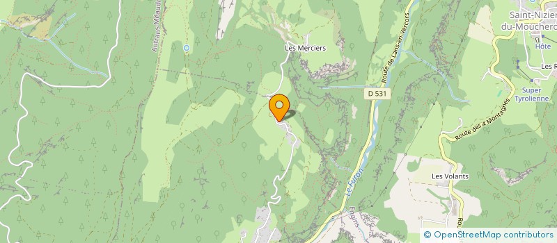 localisation de l'entreprise L'ATELIER VERTACO  LANS-EN-VERCORS