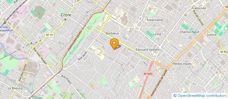 localisation de l'entreprise L'ATELIER VICTORIA  ROUBAIX