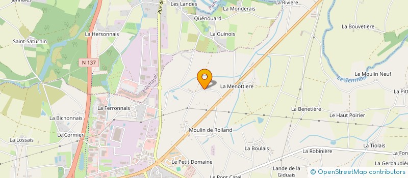 localisation de l'entreprise L'ATELIER VINCENT ET MARIE  BAIN-DE-BRETAGNE