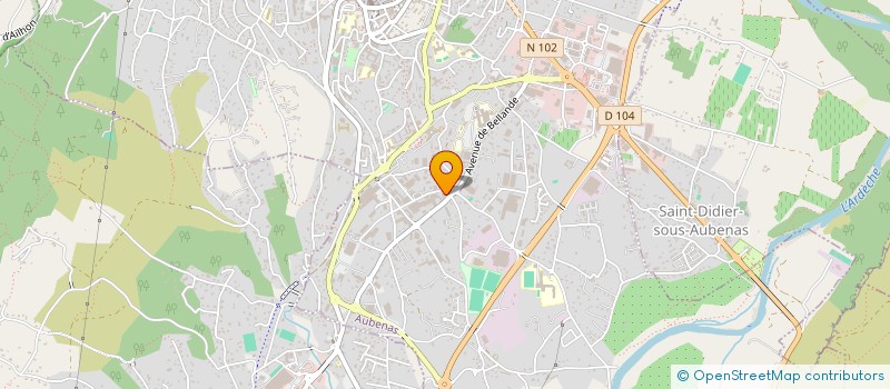 localisation de l'entreprise L'ATELIER VINTAGE à AUBENAS