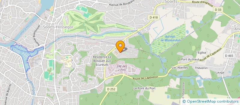 localisation de l'entreprise L'ATELIER VNP à CAPBRETON
