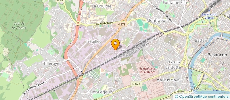 localisation de l'entreprise L'ATELIER WYSIWYG à BESANCON
