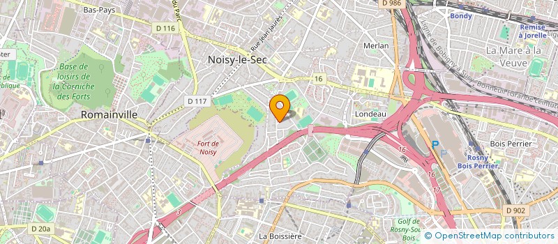 localisation de l'entreprise L'ATELIERE à NOISY-LE-SEC