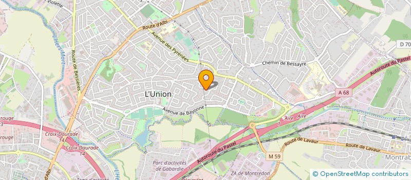localisation de l'entreprise L'ATELIERS DES SAVEURS à L'UNION