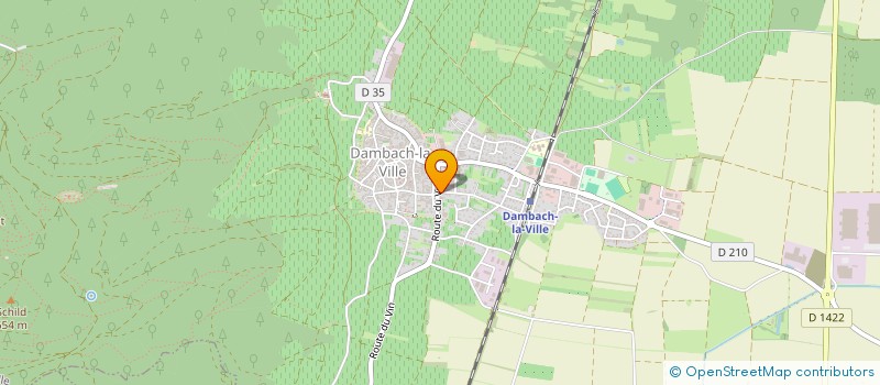 localisation de l'entreprise L'ATELIERW  DAMBACH-LA-VILLE