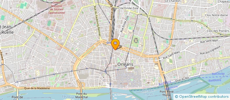 localisation de l'entreprise L'ATHANOR à ORLEANS