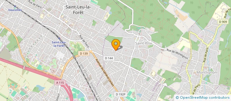 localisation de l'entreprise L ATHELIQUE DE SAINT PRIX à SAINT-PRIX