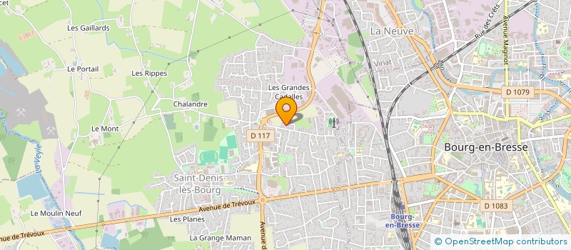 localisation de l'entreprise L'ATHENA-CITE à SAINT-DENIS-LES-BOURG