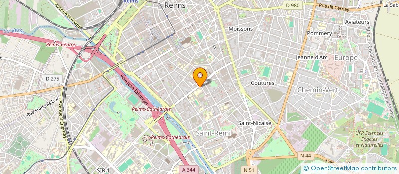 localisation de l'entreprise L'ATHMOSPHERE  REIMS