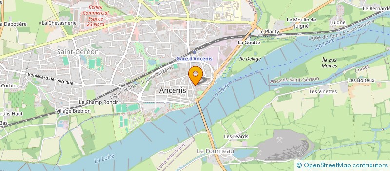 localisation de l'entreprise L'ATIPIK EPICERIE à ANCENIS-SAINT-GEREON