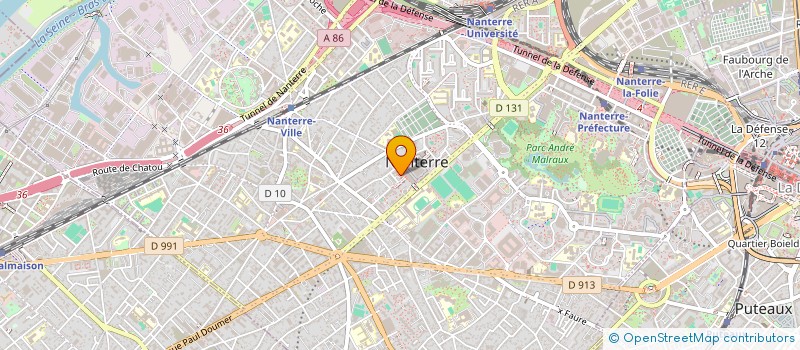 localisation de l'entreprise L ATLANTIC à NANTERRE