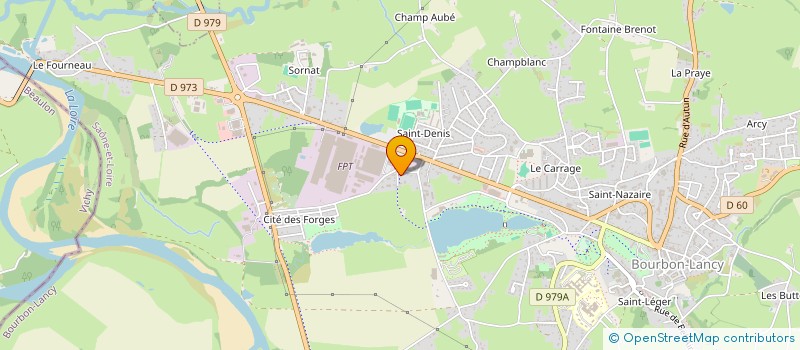 localisation de l'entreprise L'ATLANTIDE à BOURBON LANCY