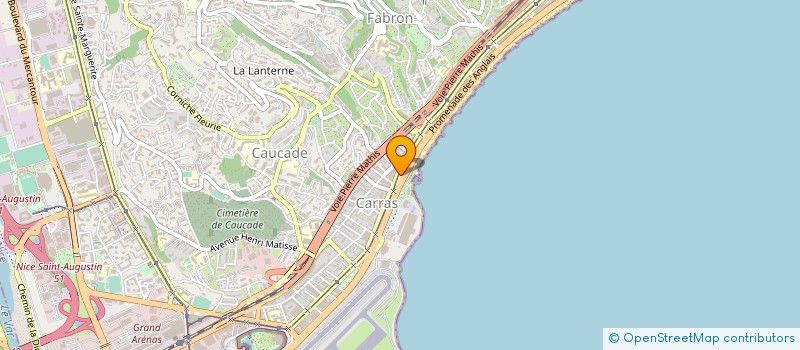 localisation de l'entreprise L'ATLAS à NICE