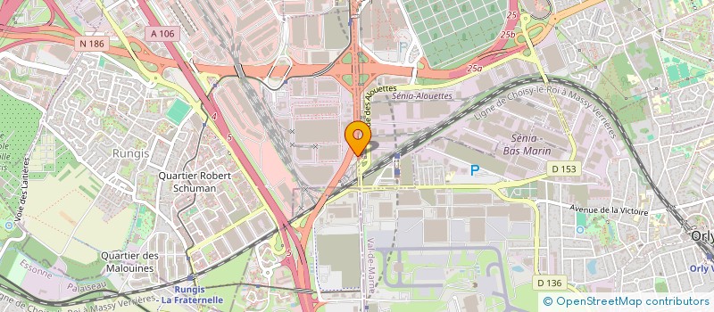 localisation de l'entreprise L'ATLAS à RUNGIS