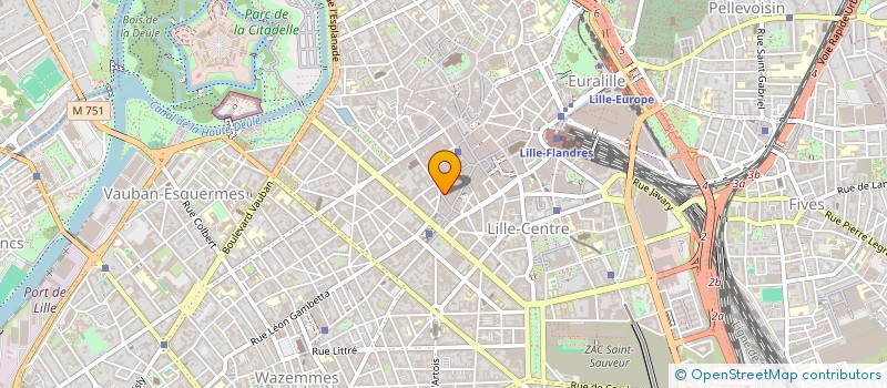 localisation de l'entreprise L'ATLAS à LILLE
