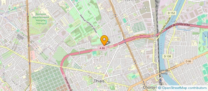 localisation de l'entreprise L'ATLAS à VITRY-SUR-SEINE