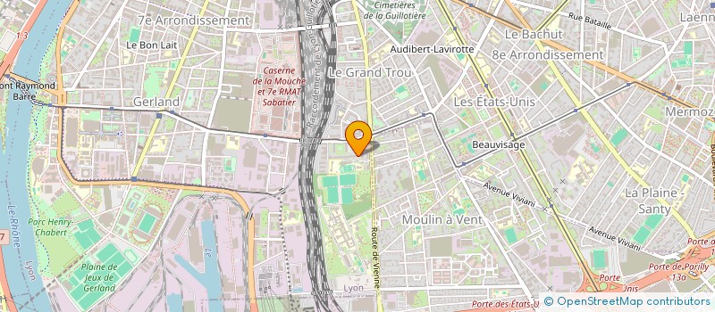 localisation de l'entreprise L'ATLAS  LYON