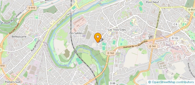 localisation de l'entreprise L'ATLAS STREET FOOD  POITIERS