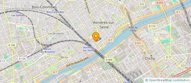 localisation de l'entreprise L'ATMOSPHERE à ASNIERES-SUR-SEINE