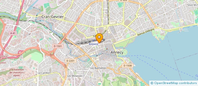 localisation de l'entreprise L'ATMOSPHERE  ANNECY