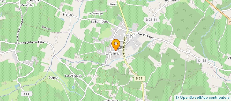 localisation de l'entreprise L'ATOLL ERRANCE  BERSON