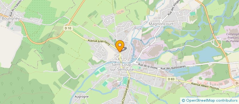 localisation de l'entreprise L'ATOUT AUTO  SAINT-LOUP-SUR-SEMOUSE