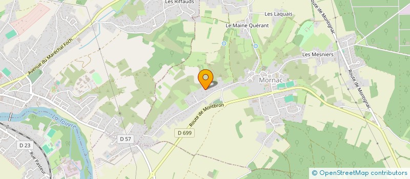 localisation de l'entreprise L'ATOUT CHOEUR à MORNAC