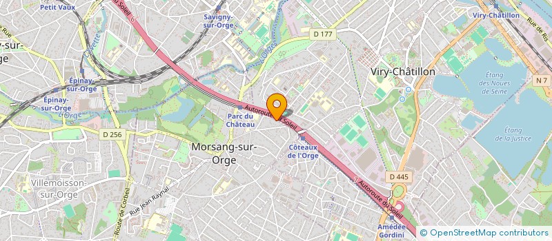 localisation de l'entreprise L'ATOUT GESTION  MORSANG-SUR-ORGE